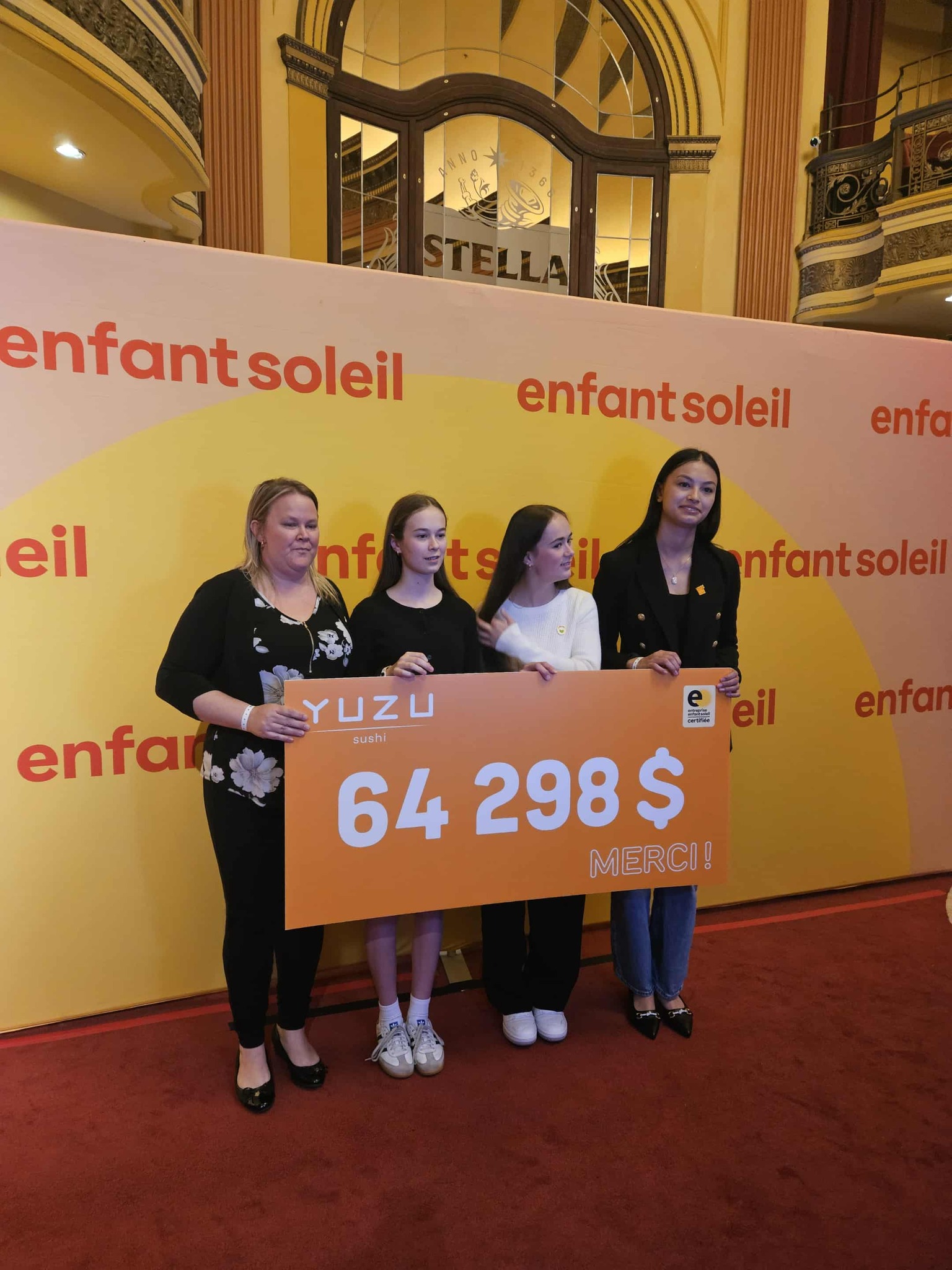 Collecte de fonds Opération Enfant Soleil par Gestion MKG